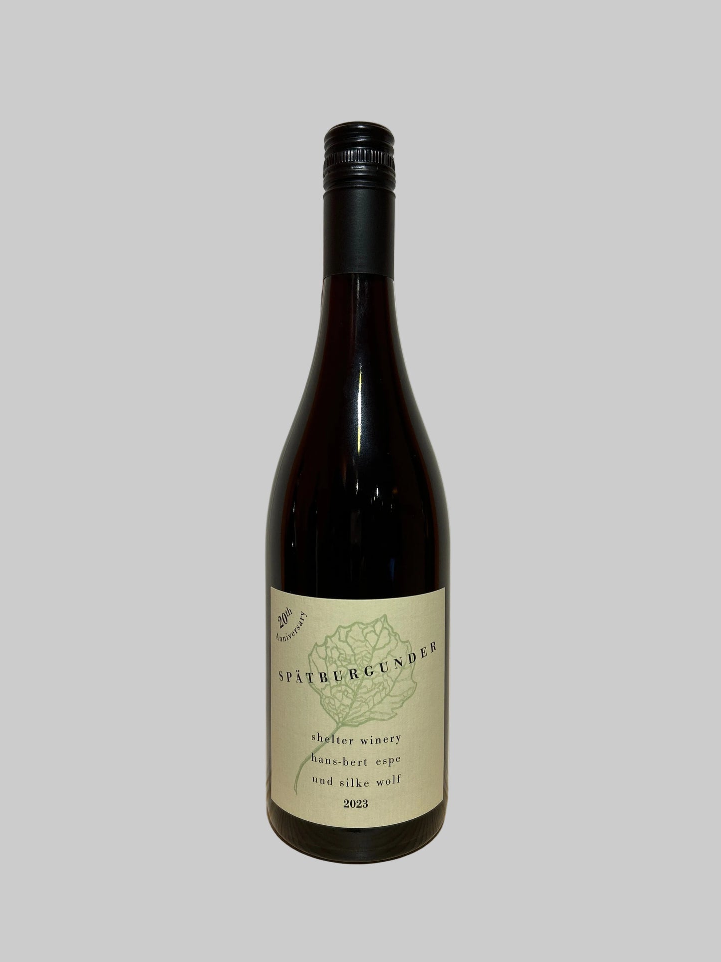 Spatburgunder 2023, Shelter Winery