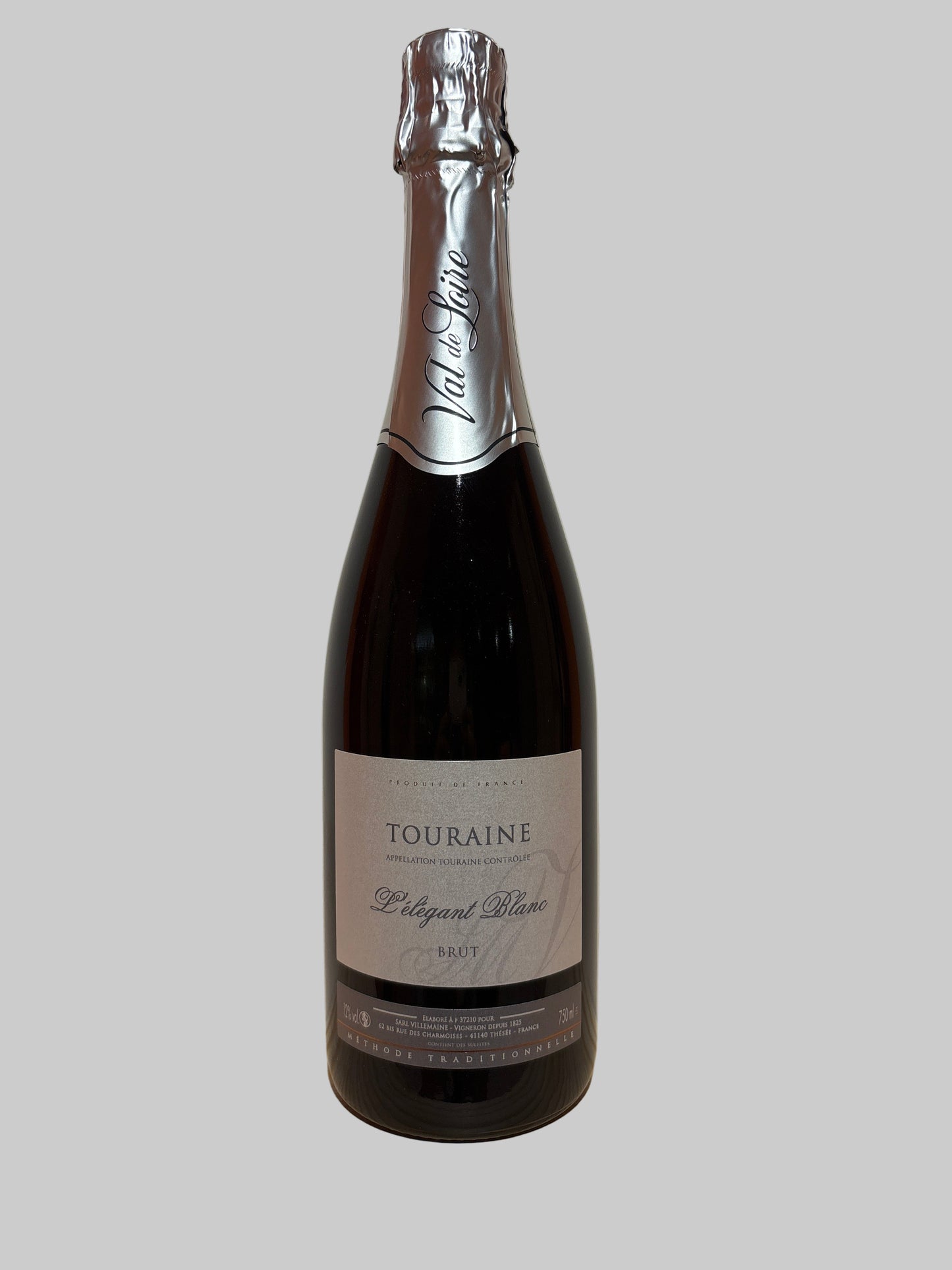 Touraine 'L'Elegant Blanc' Brut Methode Traditionnelle NV, Jeremy Villemaine